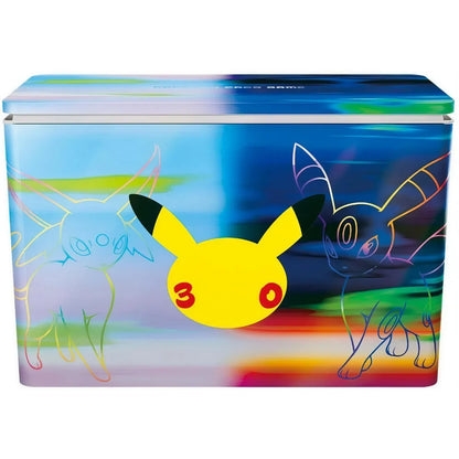 Deckboks i metall fra Pokémon 30th Celebration Premium Deck Set