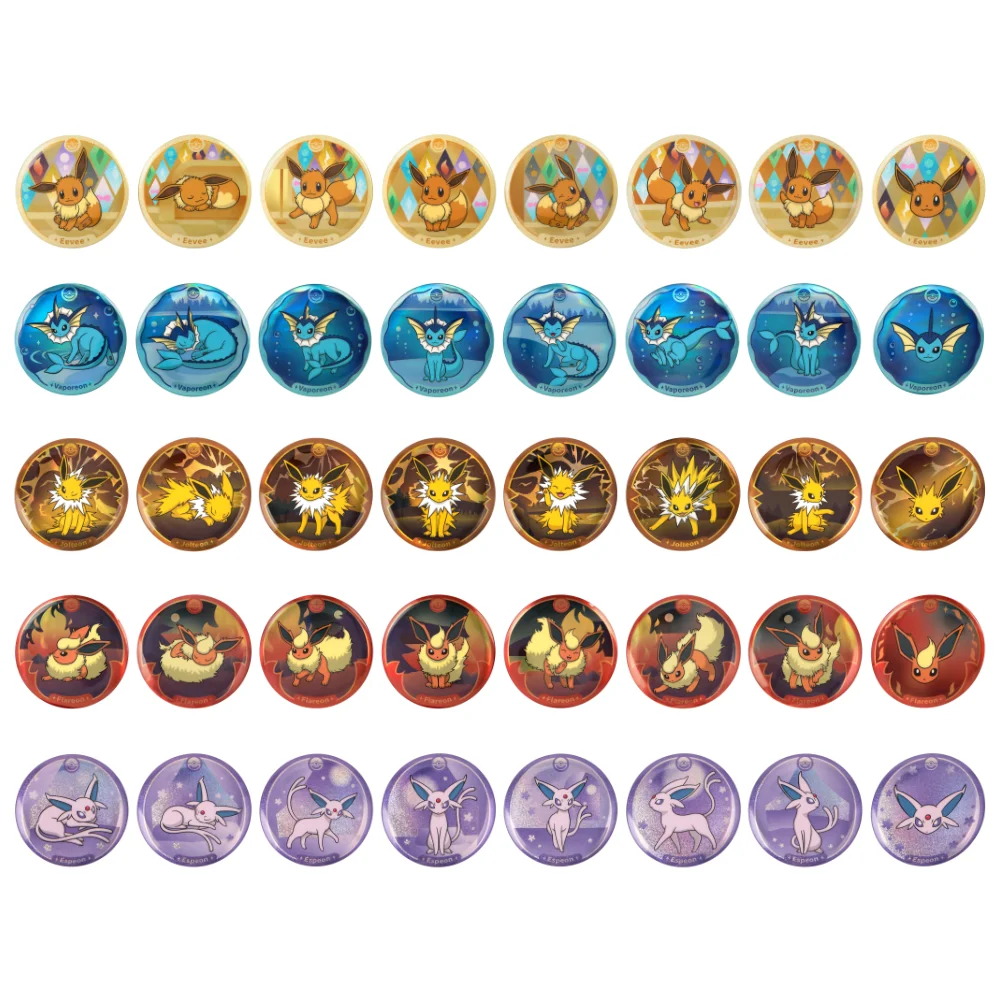 Pokémon Crystal Gathering Badge Set – produkt og innhold