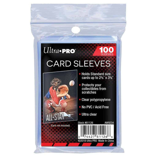 Ultra Pro Card Sleeves – 100 stk for samlekort