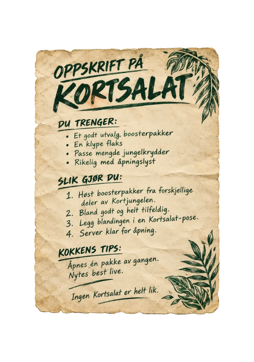 Kortjungelens Kortsalat
